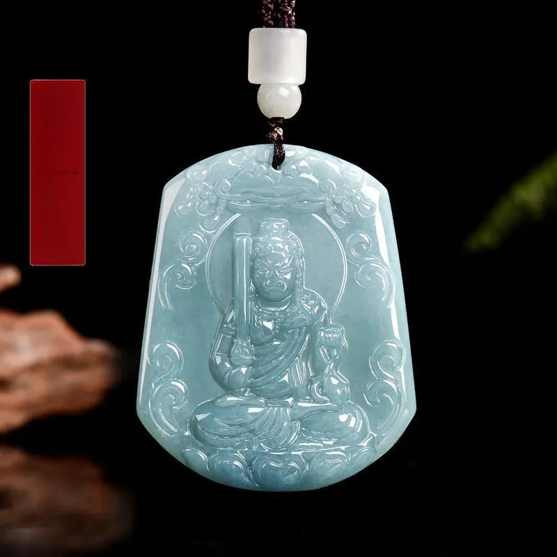 BYTHERE Glutinous Jade Jadeite Necklaces Unisex-13