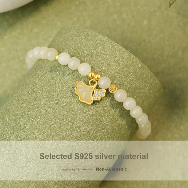 Andaozi Hetian Jade Bracelets White Jade Women's-3
