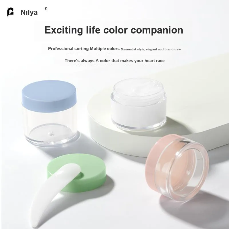 NILIYA Multicolor Face Cream Dispenser Bottles Travel Portable Empty Bottle 4 Pcs-18