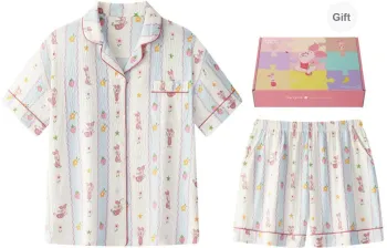 Gongdie x Disney Pajama Set Women's Gift Box Set Apricot