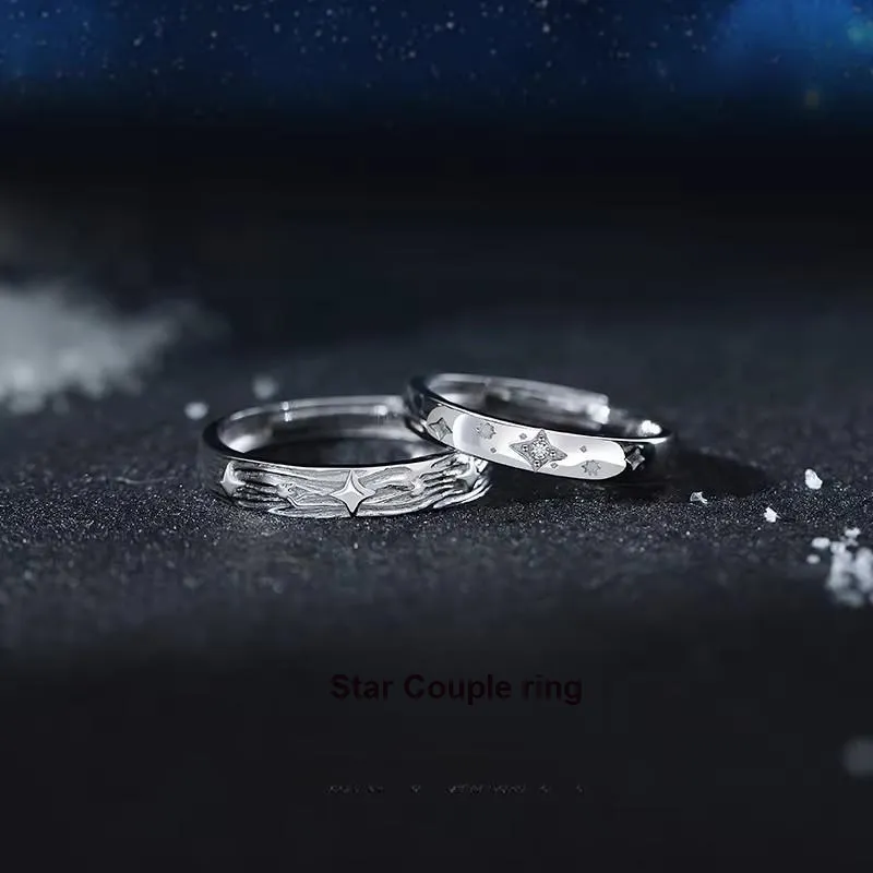 FOREVER MELODY 925 Sterling Silver Rings Unisex-1