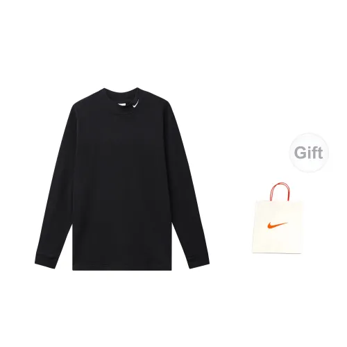 Nike T-Shirts Men Black Sweatshirts+Gift Bag