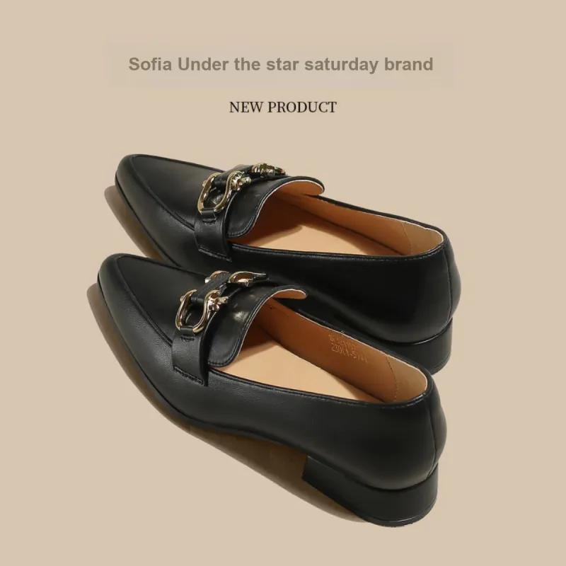 Safiya Loafers 3cm Women's Black-3