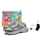 Cool Gray/New Year Red (Happy Shopping Bag Clothing Sets)