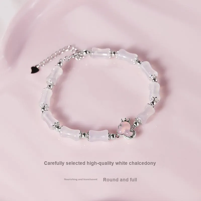 KINGFOCUS Chalcedony Bracelets Women's-3