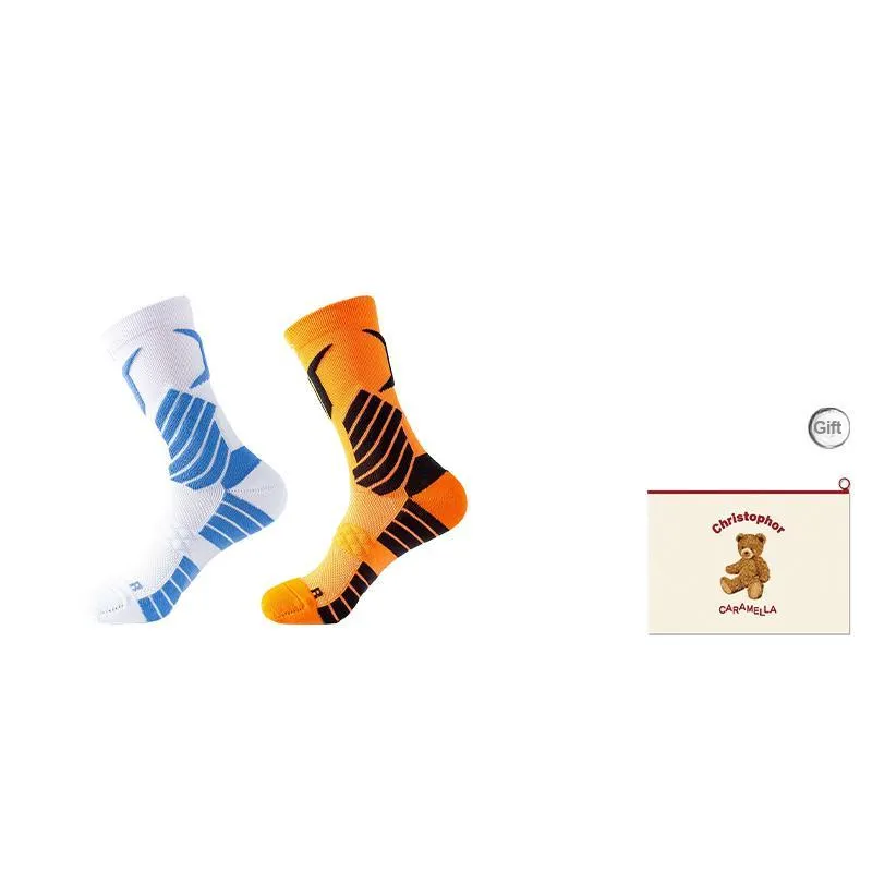 Caramella Basketball Socks Men's Shopping Bag Combo Set-17
