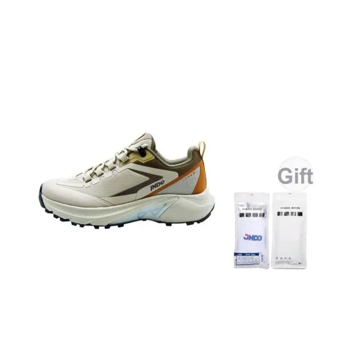 JNDO Slip-resistant Abrasion-resistant Breathable Low-Top Casual Running Shoes Unisex Brown JNDO Противоскользящий Устойчивый к истиранию Дышащий Низкий Топ Повседневные Беговые Кроссовки Унисекс Коричневый