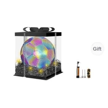 SIPAKESPORT Size 4 Ball No. 5 Soccer PU Unisex Honeycomb Rainbow