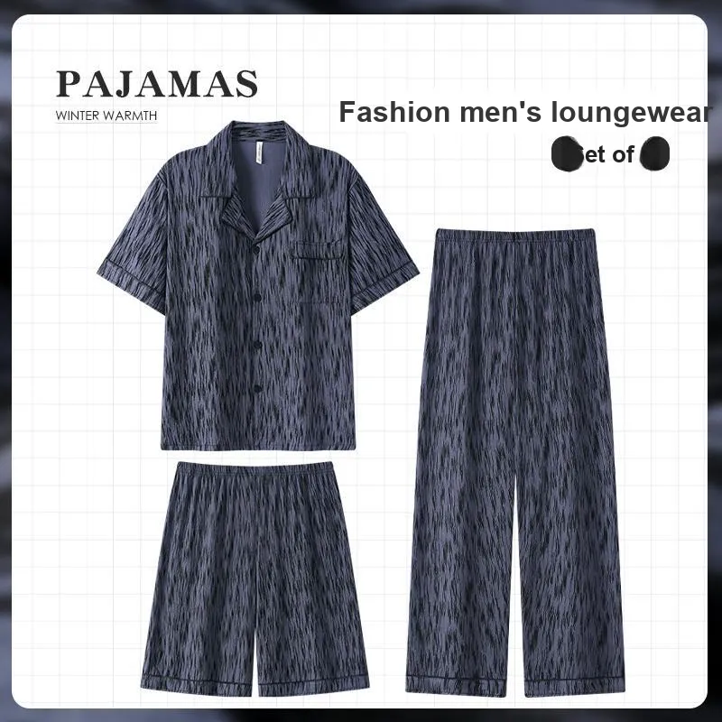 Good Fortune Pajama Set Men's Image Color-1