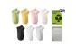 Avocado Green+Ginger Yellow+Frosted Pink+Light Apricot+Dusk Black+Raw White+Light Wisteria Gray