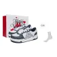 Classic White/Sea Blue[Shopping Bag+Socks]