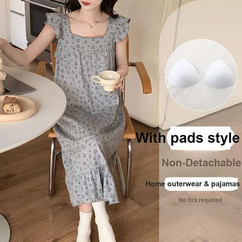 OUSHIBO Nightgown Women's Image Color-4