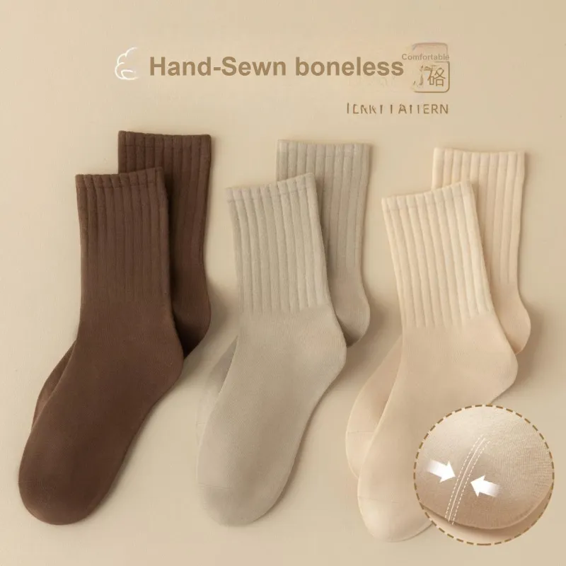 XXLLG Mid Calf Socks Women's 4 Pack-2