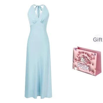 FLIM Slip Dresses Women's Blue Bear Box