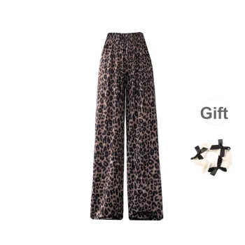 TURN UP Casual Pants Women's Coffee+Bowknot Hair Tie Comes With