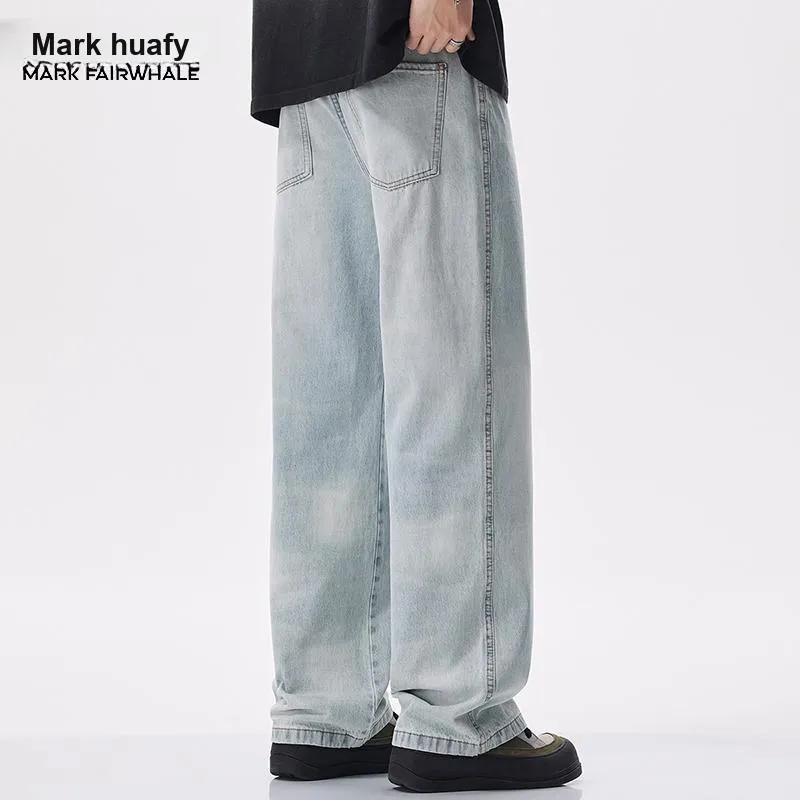 FAIRWHALE Jeans Unisex Light Blue-5