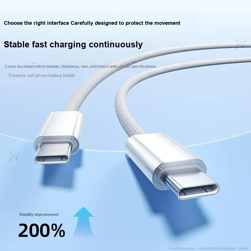 HOOYS 1 2m One Drag One Type c To Type c Compatible With Apple IPhone 15/16 Cables-17