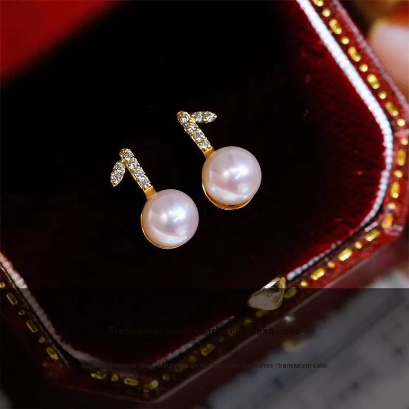 IDOKAWA Freshwater Pearl Earrings Women's-1