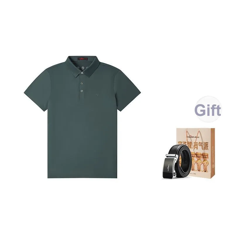 SEVEN Polo Shirt Men's Comes With Box Included Belt-8