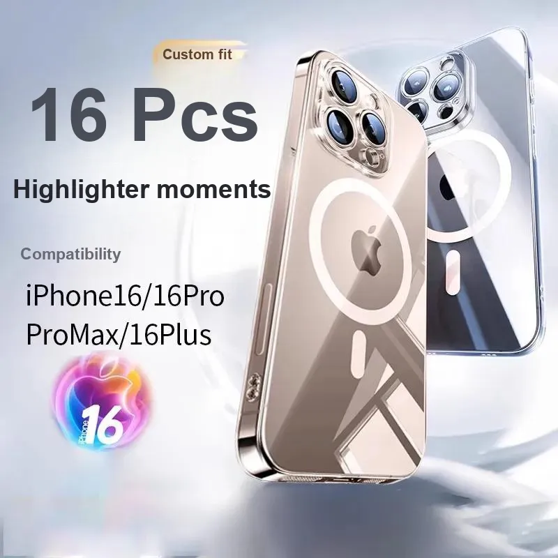 HASEE TPU Material Magnetic Phone Cases Compatibility IPhone16/15/14/plus/13/12/11pro/ma-7