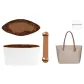 (Milk Tea) City33 Two-Piece Set[Shoulder Strap Pad+Brown Waterproof Liner]❤No Compartment