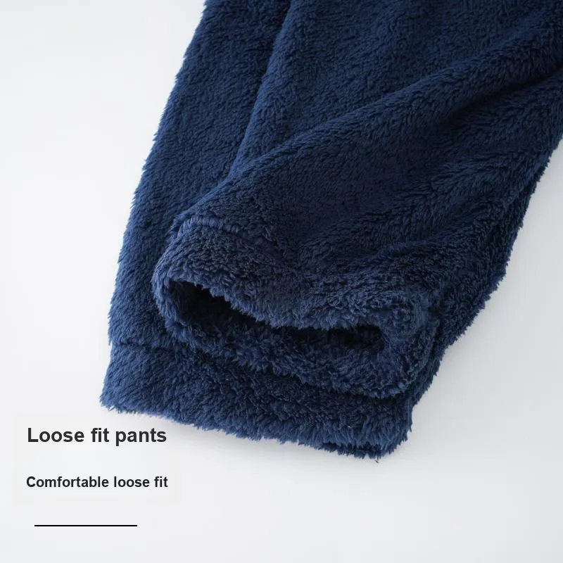 MADALLO Pajama Pants Men's Navy Blue-4