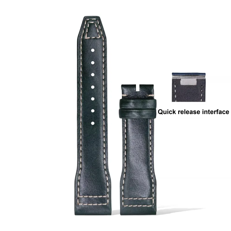Yuloran Watch Band Global Compatibility Genuine Leather Material-7