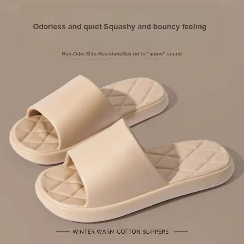 LUNNIFEIYA EVA Slippers Summer Home Use Platform Bathing Slip Resistant Indoor Home Quiet Slippers Shoes-12