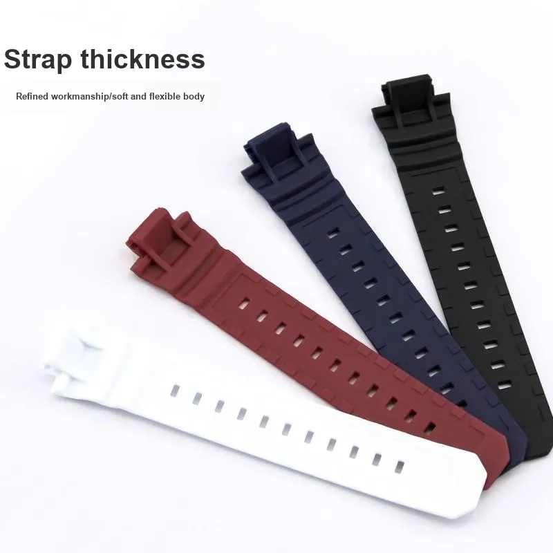 Craftsman Casio Compatibility Watch Band Resin, Silicone Material-2