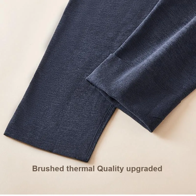 H YXIANG Men Thermal Pants-17
