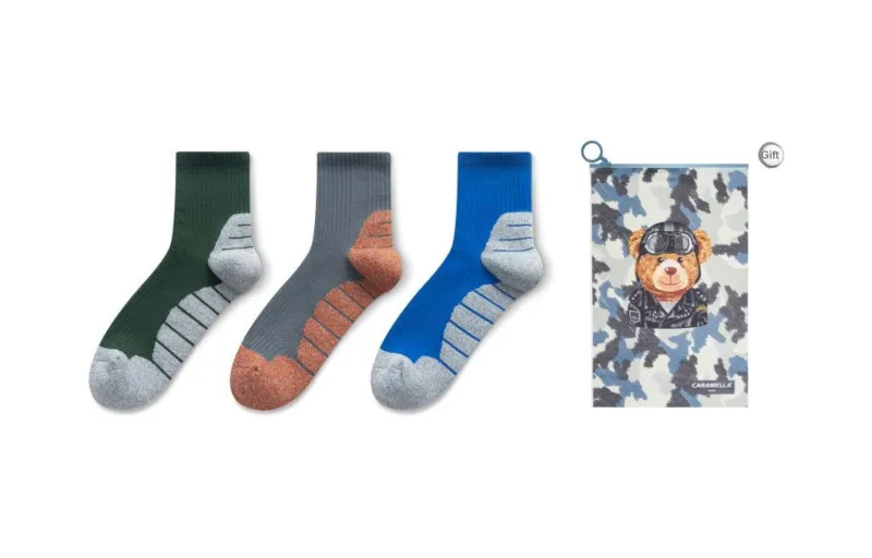 Caramella Mid Calf Socks Unisex Shopping Bag 5 Pack-10