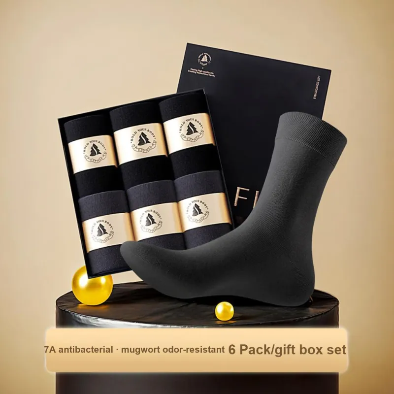 FIRS Mid Calf Socks Men's 6 Pack-40