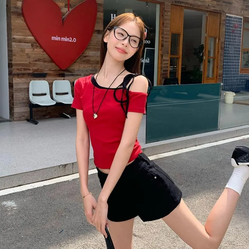 YGPRW T Shirts Women's Red-2