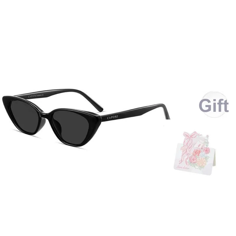 CAPONI TR90 Cat Eye Sunglasses Unisex