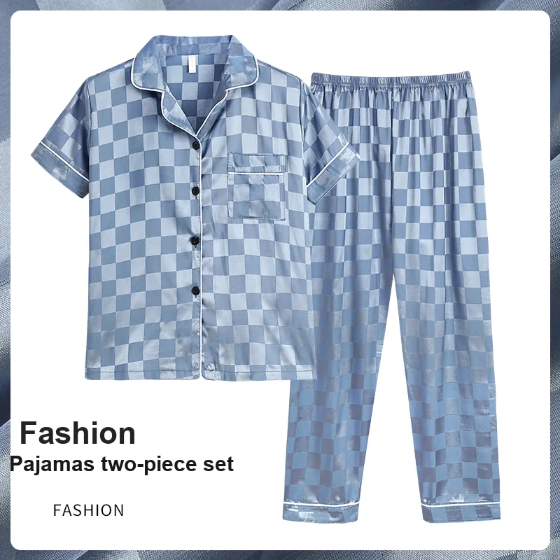Qiao Ni Tong Pajama Set Men's Image Color-3