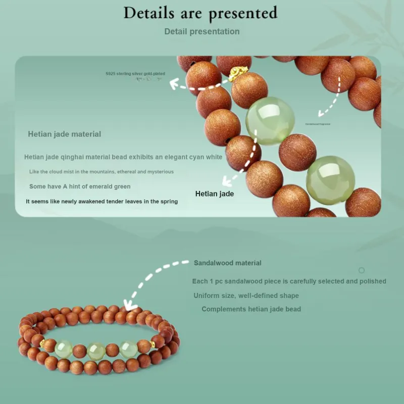 LAOMIAO Hetian Jade Bracelets Green Jade Women's-2