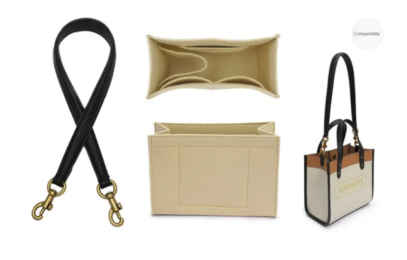 GUYI Felt Bag Accessory Women's Beige/Black-1