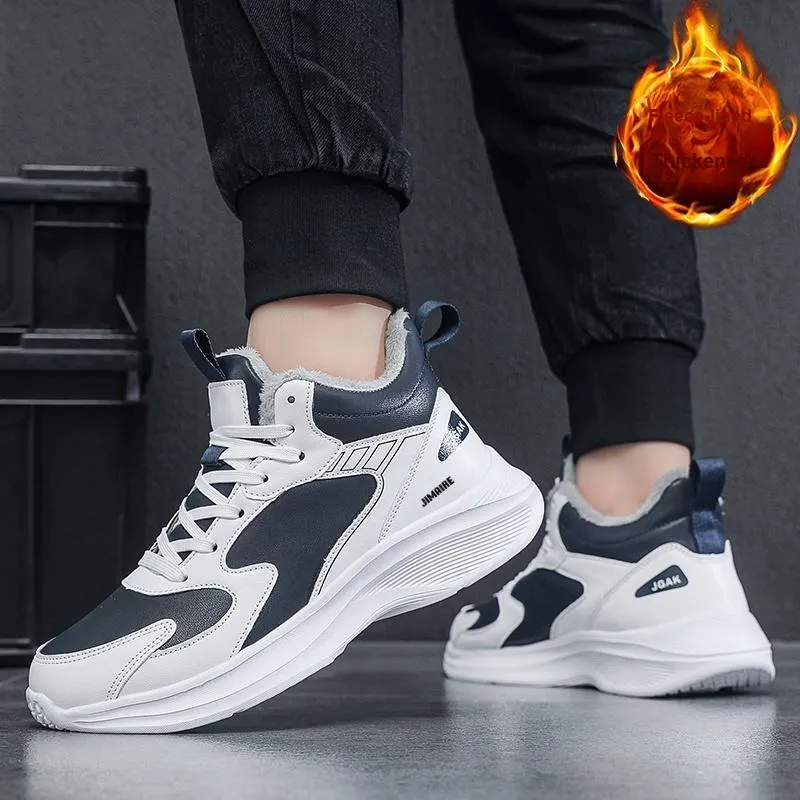 King Jinmai Slip Resistant Water Resistant Mid Top Casual Shoes Men's-11