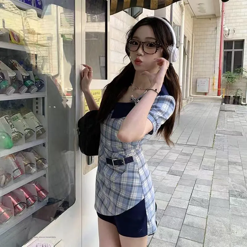 DOSOHEB Short Sleeved Dress Women's-2