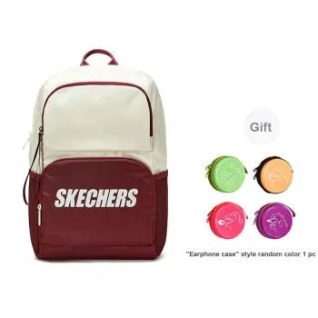 Skechers Fabric Backpack Regular Unisex Saddle Red