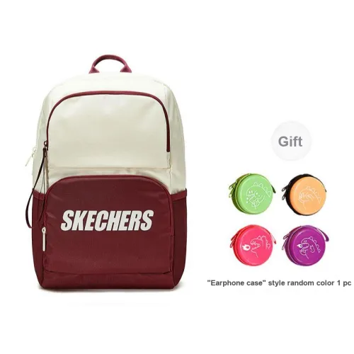 Skechers Fabric Backpack Regular Unisex Saddle Red