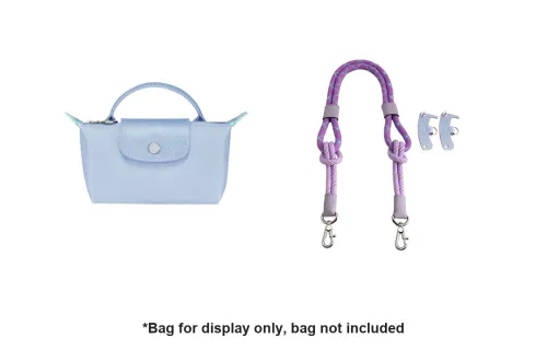 Luxury Care Artisan Workshop Cow Leather Textile Bib & Brace Cord Bag Strap Women's Multicolor