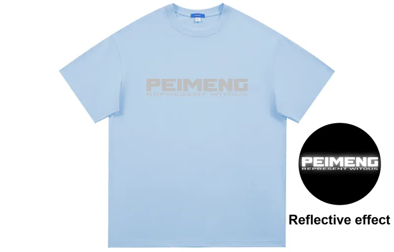 PEIMENG Short Sleeved T Shirts Unisex Comes With Necklace-20