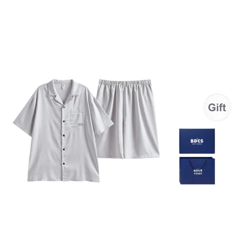 Peninsula City Pajama Set Men's Dark Coffee-2