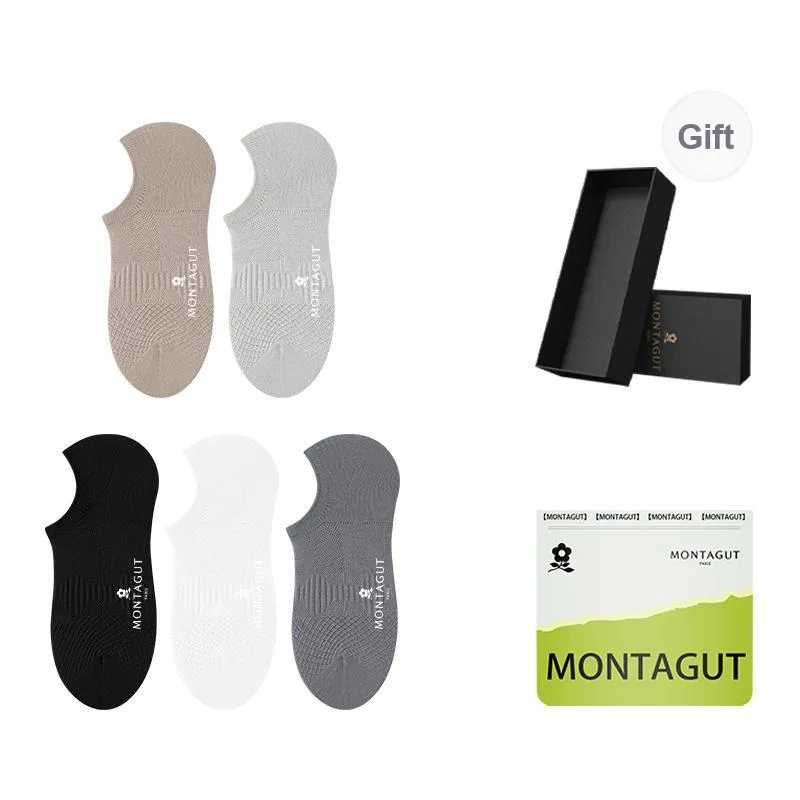 Montagut No Show Socks Men's Gift Box Combination-30