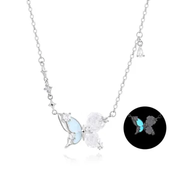 Lao Feng Xiang S925 Silver Necklaces Women's