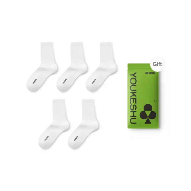YOUKESHU Men Mid Calf Socks-0