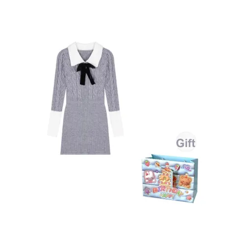 REMOULD Длинное платье с длинным рукавом женское