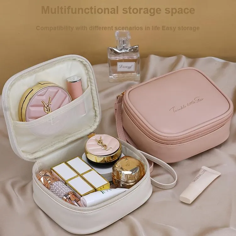 Love Of Wormwood Portable Makeup Bags Minimalist Style Waterproof Storage Bag, Versatile-1