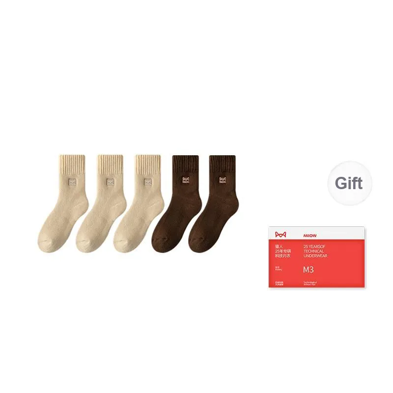 MIIOW Trend Party Series Mid Calf Socks Women's Shopping Bag Combo Set-2